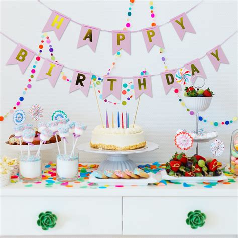Birthday Party Decoration Happy Birthday Letter Banners