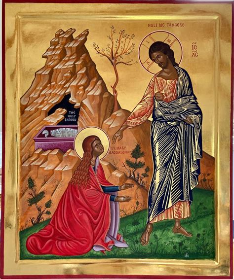 Noli Me Tangere Icon By Peter Murphy