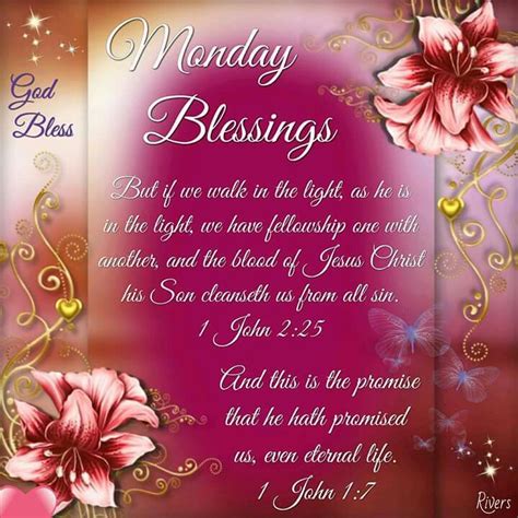 Monday Blessings Monday Greetings Good