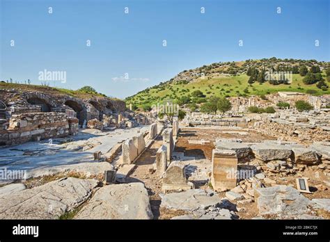 Ephesus Ancient Greek Ruins In Anatolia Turkey Stock Photo Alamy