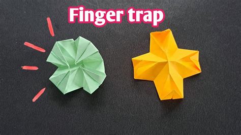 How To Make Origami Finger Trap How To Make A Antistress Toy Paper