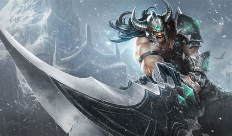 Tryndamere The Barbarian King Art League Of Legends Art Gallery