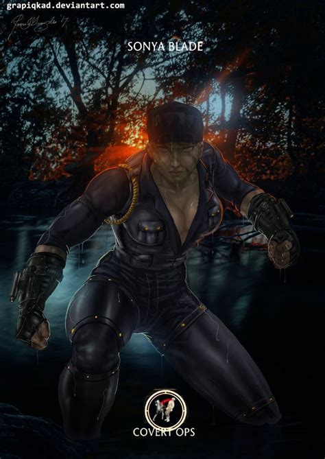 Mortal Kombat X Sonya Blade Covert Ops Variation By Grapiqkad On Deviantart