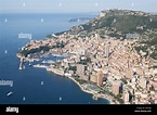 MONACO PRINCIPALITY & BEAUSOLEIL (France) (aerial view Stock Photo ...