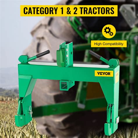Vevor 3 Point Quick Hitch Tractor Quick Hitch Fit For Category 1 And 2