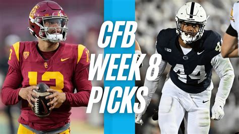 College Football Picks Week 8 Saturday Games Ncaaf Best Bets Odds And Cfb Predictions Youtube