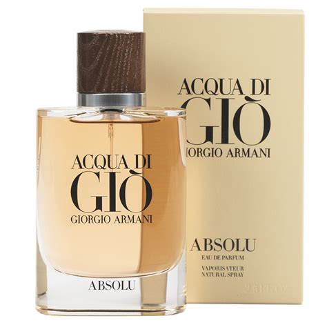 Giorgio Armani Acqua Di Gio Absolu Eau De Parfum 75ml London Drugs