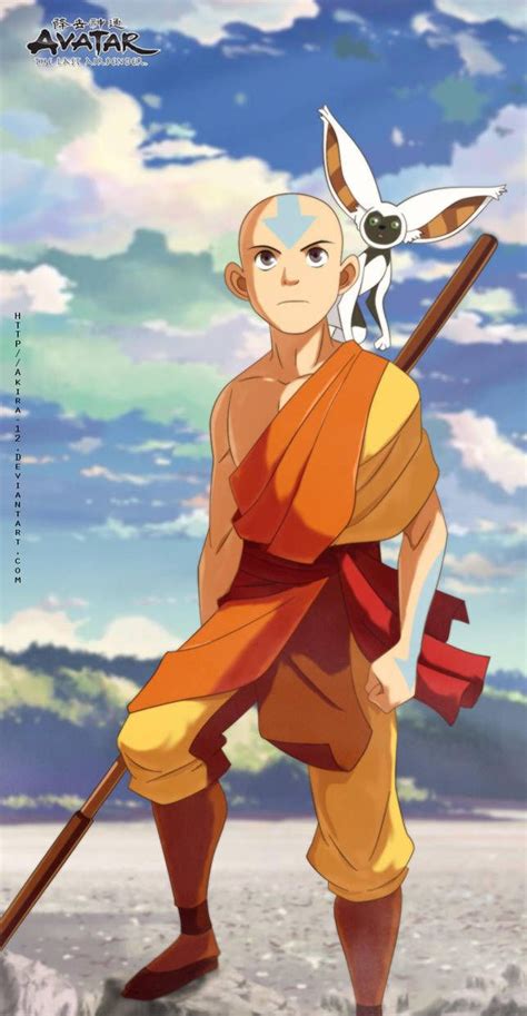 Avatar Aang By Akira 12 Avatar Cartoon Avatar Aang Avatar Ang