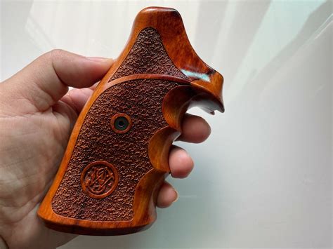Handmade Grips For S W K L Frame Square Butt Hard Wood Grips Ksq Ebay