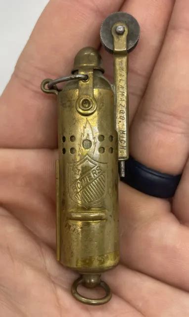 Vintage Bowers Wwi Military Trench Lighter Made In Usa Harder To Find
