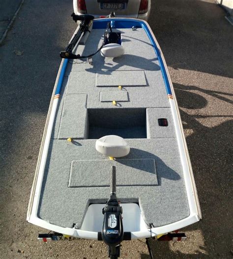 Nice Custom Carpet Job On Jon Boat Aluminum Fishing Boats Bass Boat