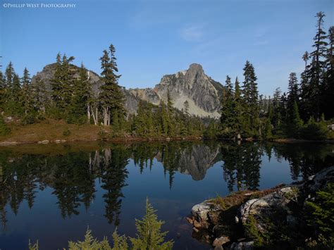 Hibox Mountain Reflected In A Tarn Alpine Lakes Wilderness Wa