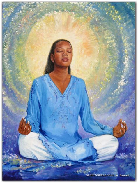 A Commissioned Rassouli Meditation Portrait Art Spiritual Art Portraiture Painting