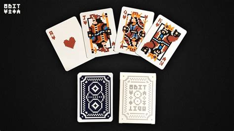 The 8bit Deck A Pixel Art Playing Card Deck By Michael B Myers Jr