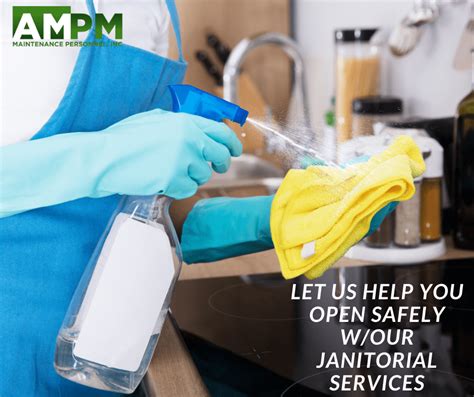 Advantages Of Commercial Cleaning Service Ampm Maintenance Personnel