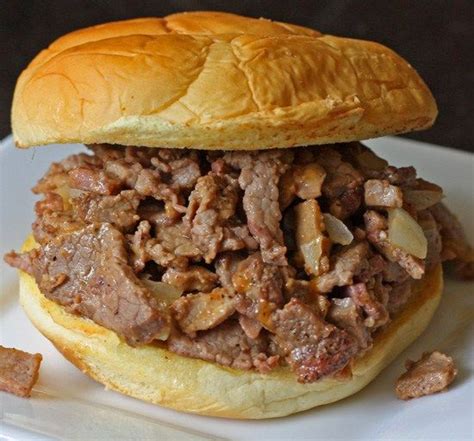 Leftover Roast Beef Cheesesteak Sandwiches Authentic Philly Cheese