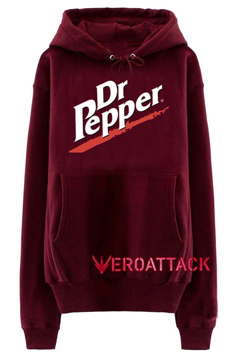 Dr Pepper Hoodie Maroon Color Cheap And Comfort