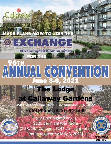 Georgia District Convention Georgia District Exchange Club