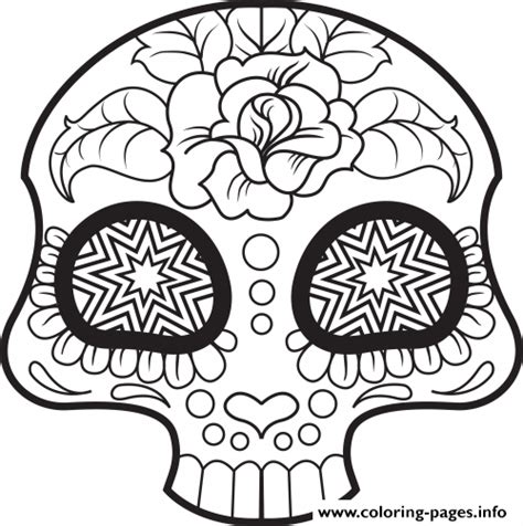 Or color online with the interactive coloring machine on our site coloringpagesonly.com. Print mini cute sugar skull coloring pages | Skull ...