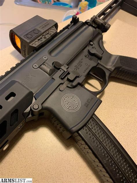 armslist for sale sig sauer mpx 4 5”