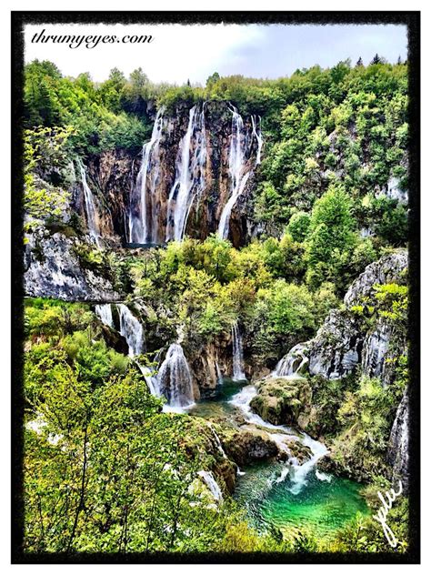 Croatia Thru My Eyes Big Waterfall Plitvice Lakes National Park