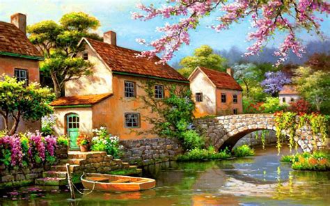 Beautiful Village Wallpapers Top Những Hình Ảnh Đẹp
