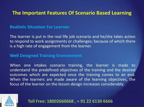 Ppt A Look At The Important Features Of Scenario Based Learning