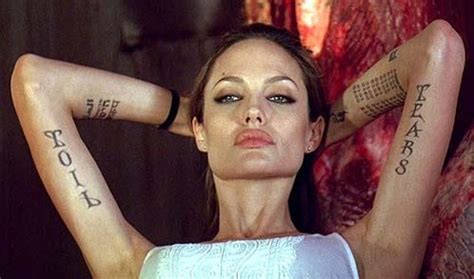 Angies Tattoo Angelina Jolie Photo 31835259 Fanpop