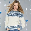 Vinterhjerter genser – Gratis strikkeoppskrifter