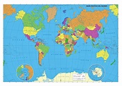 Mapamundi grande: 17 tipos de mapamundis para descargar e imprimir
