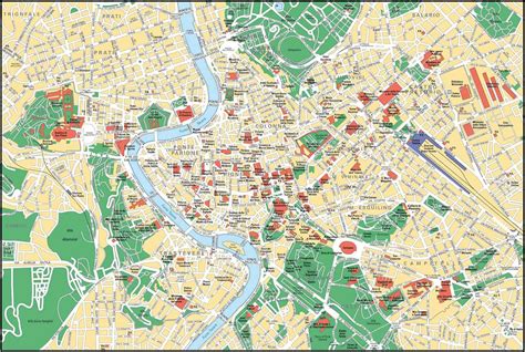 Mapas De Roma Itália Mapasblog