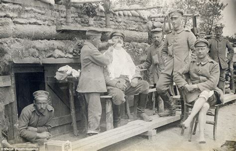 Life In The German Trenches Of World War One Daily Mail