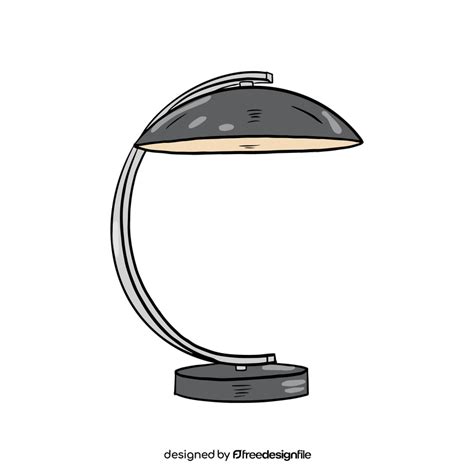 Table Lamp Clipart Vector Free Download