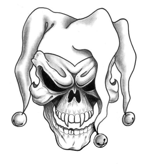 Skull Tattoo Designs More Tattoos Pictures Under Joker Tattoos
