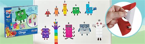 Hand2mind Numberblocks Clings Numberblocks Characters Decals Kids