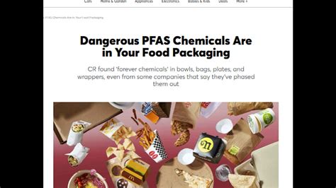 FOREVER CHEMICALS IN FOOD PACKAGING INCLUDING COMPOSTABLES SEEP INTO