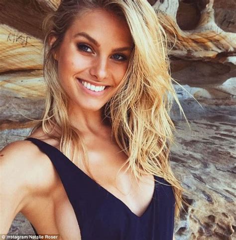 Natalie Roser Flaunts Her Cleavage Out Of A Car Roof On Instagram