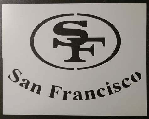 49ers San Francisco Stencil My Custom Stencils