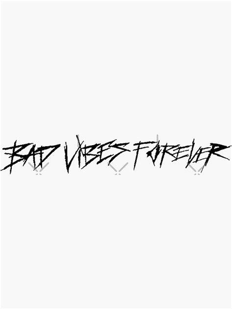 Xxxtentacion Bad Vibes Forever Font Sticker By Yoozy My Xxx Hot Girl