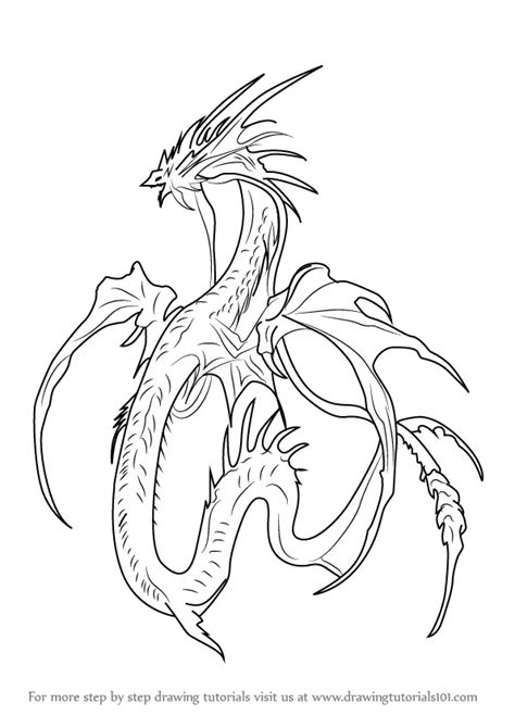 Learn How To Draw Leviathan Sea Monsters Step By Step Drawing Tutorials