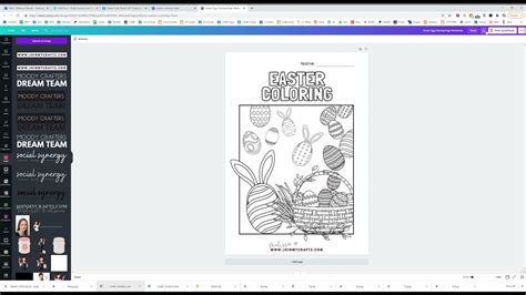 How To Create Your Own Coloring Sheets With Canva Youtube
