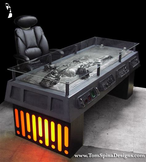 Star Wars Han Solo Carbonite Desk Custom Furniture Tom Spina Designs