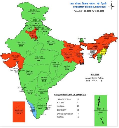 India floods stats (includes nagaland and croog flood. Why Kerala has flooded: Since June 1 state got 2344 mm rain, that's five times Delhi's annual ...