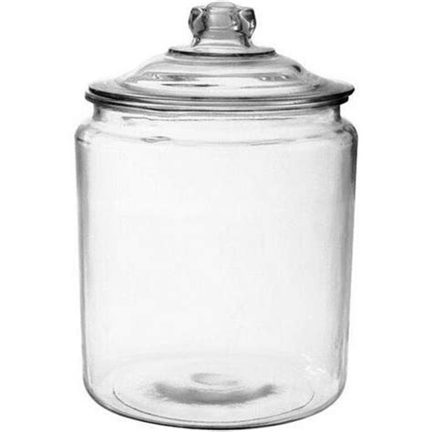 Anchor Hocking 2 Gallon Glass Jar With Lid