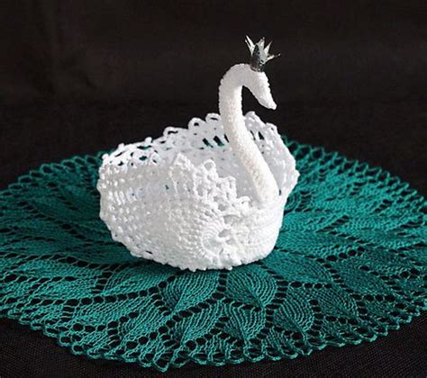 Swan Sculpture Crochet Crochet Flower Tutorial Ravelry Crochet