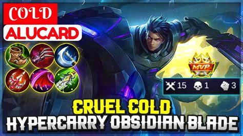 Cruel Cold Hypercarry Obsidian Blade Top 1 Global Alucard S11 Cold