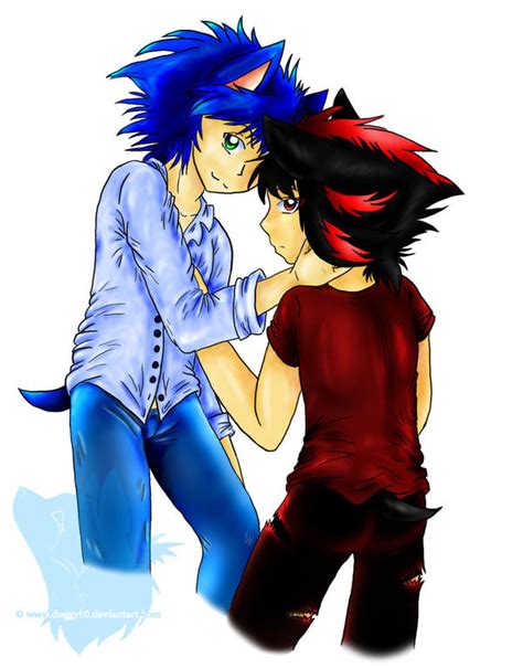 Sonic And Shadow Humans By Doggy90 On Deviantart