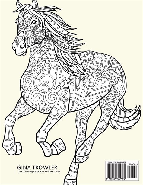 Modern flat icons set of present moment meditation practice, inner peace. Amazon.com: Horse Coloring Book: Coloring Stress Relief ...
