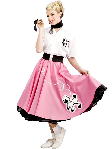 Adult Grand Heritage Black 50s Poodle Skirt