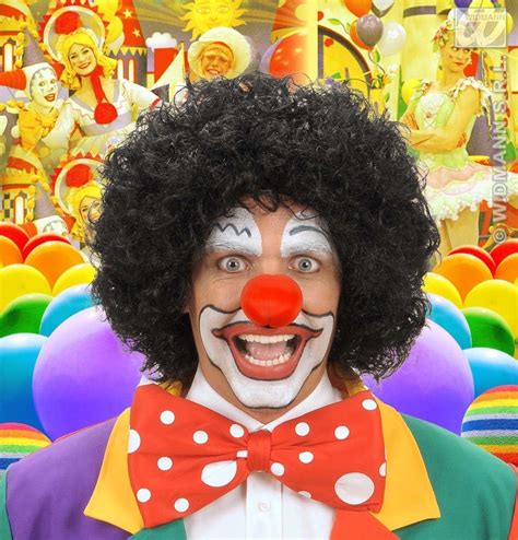 Buy Clown Wig Black Fancy Dress Clowns Largest Online Fancy